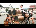 Kreativitäat ohne Grenze ein DJ Wagenstation bei der Parade von Pomerode Fest 